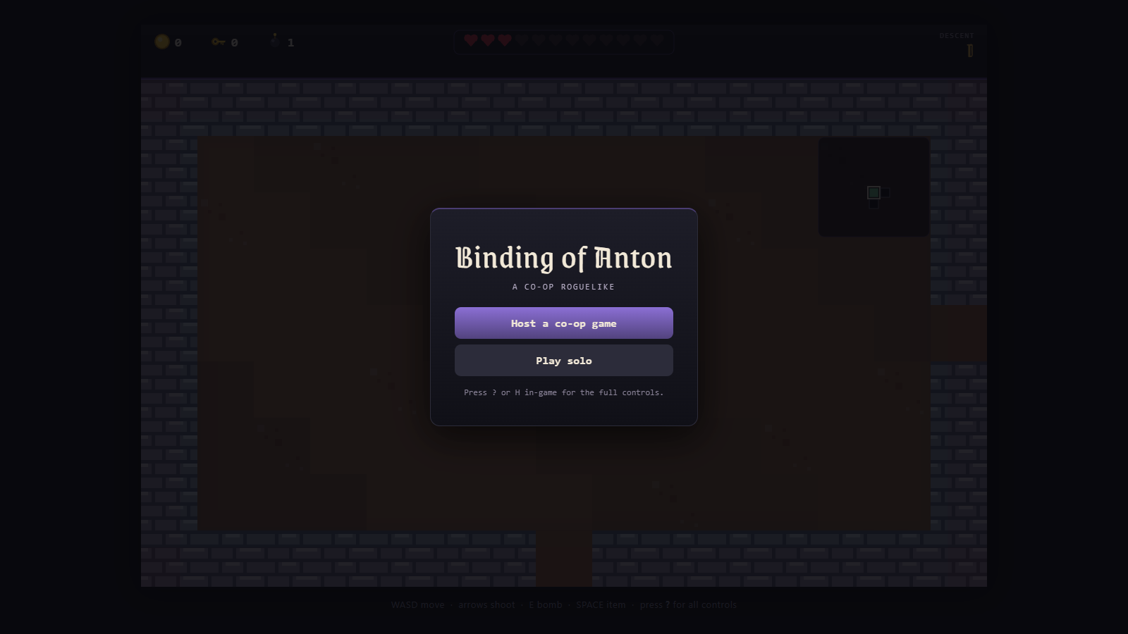 Title screen