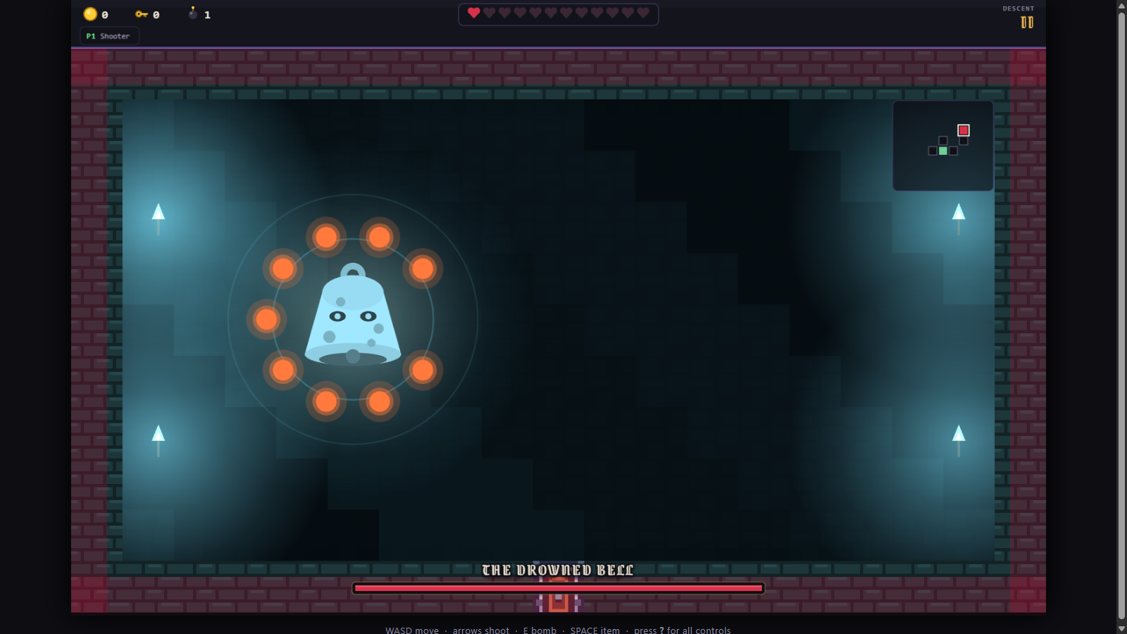The Drowned Bell boss, floor 2 (The Cisterns)